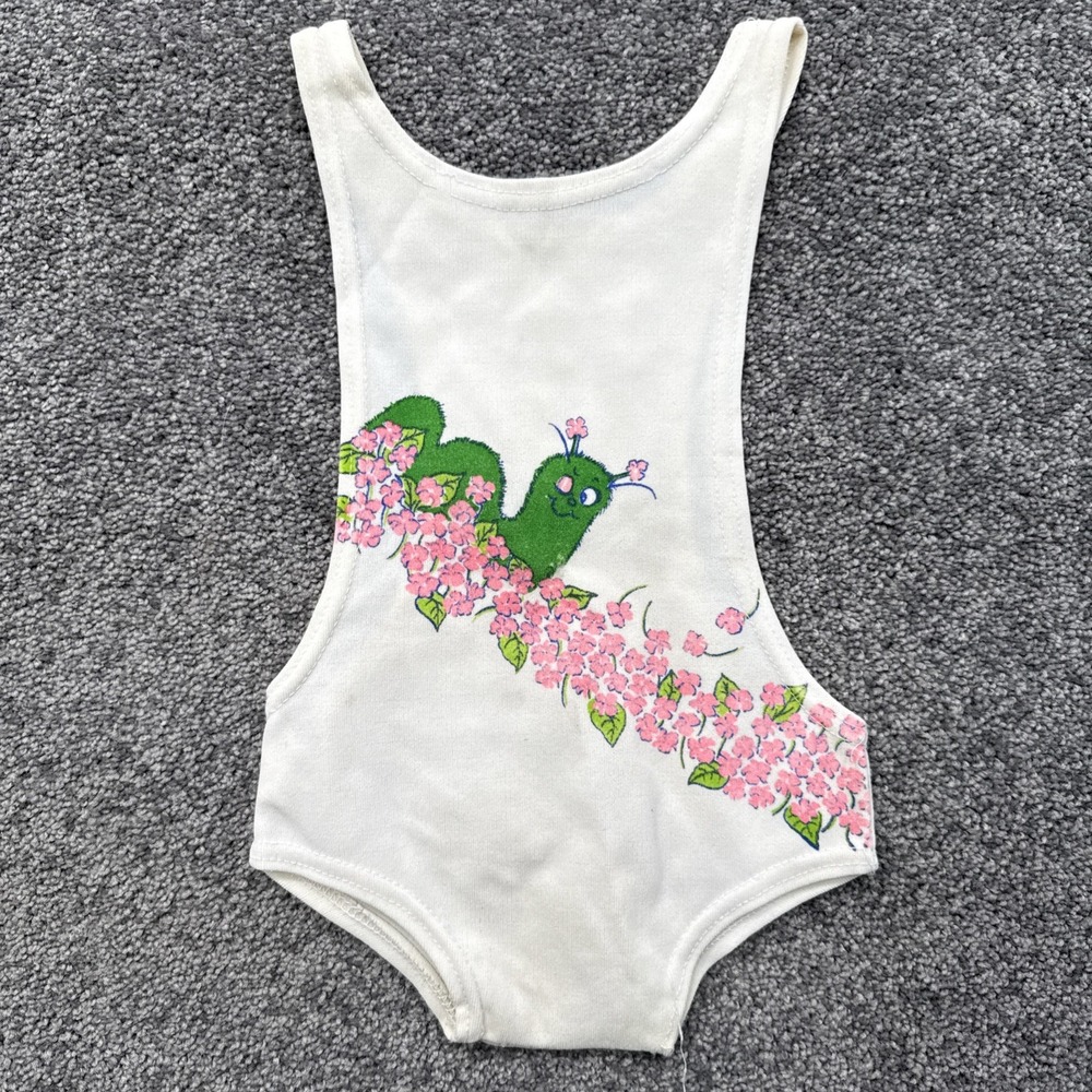 VTG Kids Baby 18 Month One Piece Swimsuit Caterpillar Swim Bathing Suit Leotard